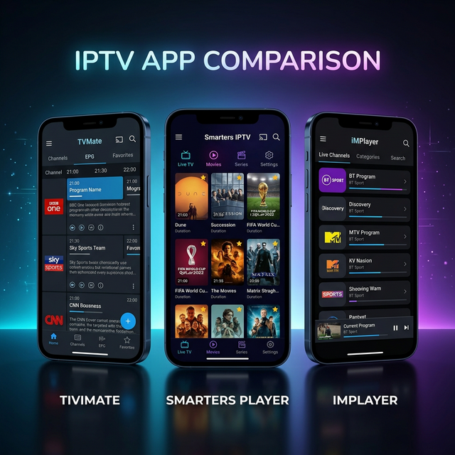 Les Meilleures Applications IPTV : Top 3 en 2025
