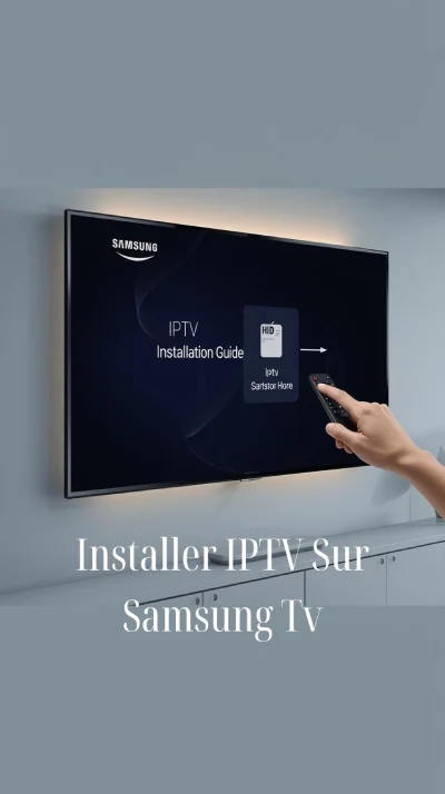 installer iptv sur samsung tv